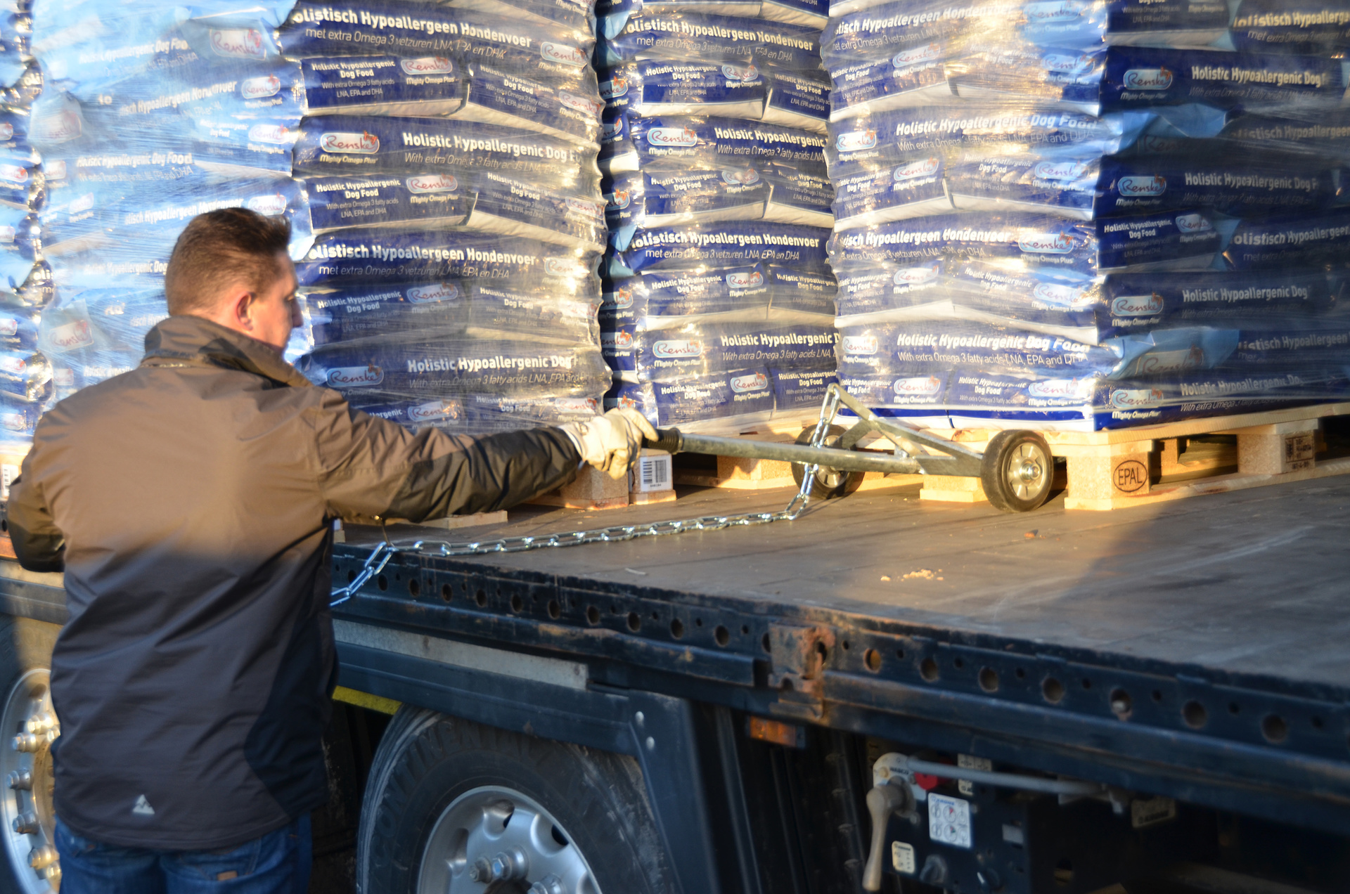 Palettenzug Typ PZoto (kann Zubehör enthalten)